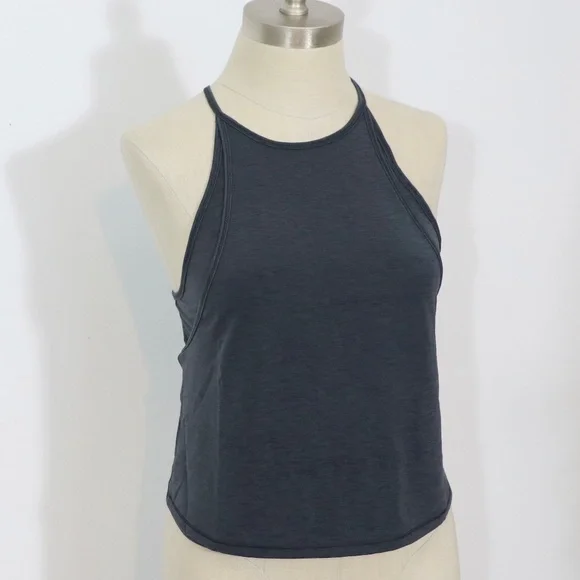 Free People - FP Movement Not So Fast Tank Black / Gray Small NEW - Picture 2 of 4